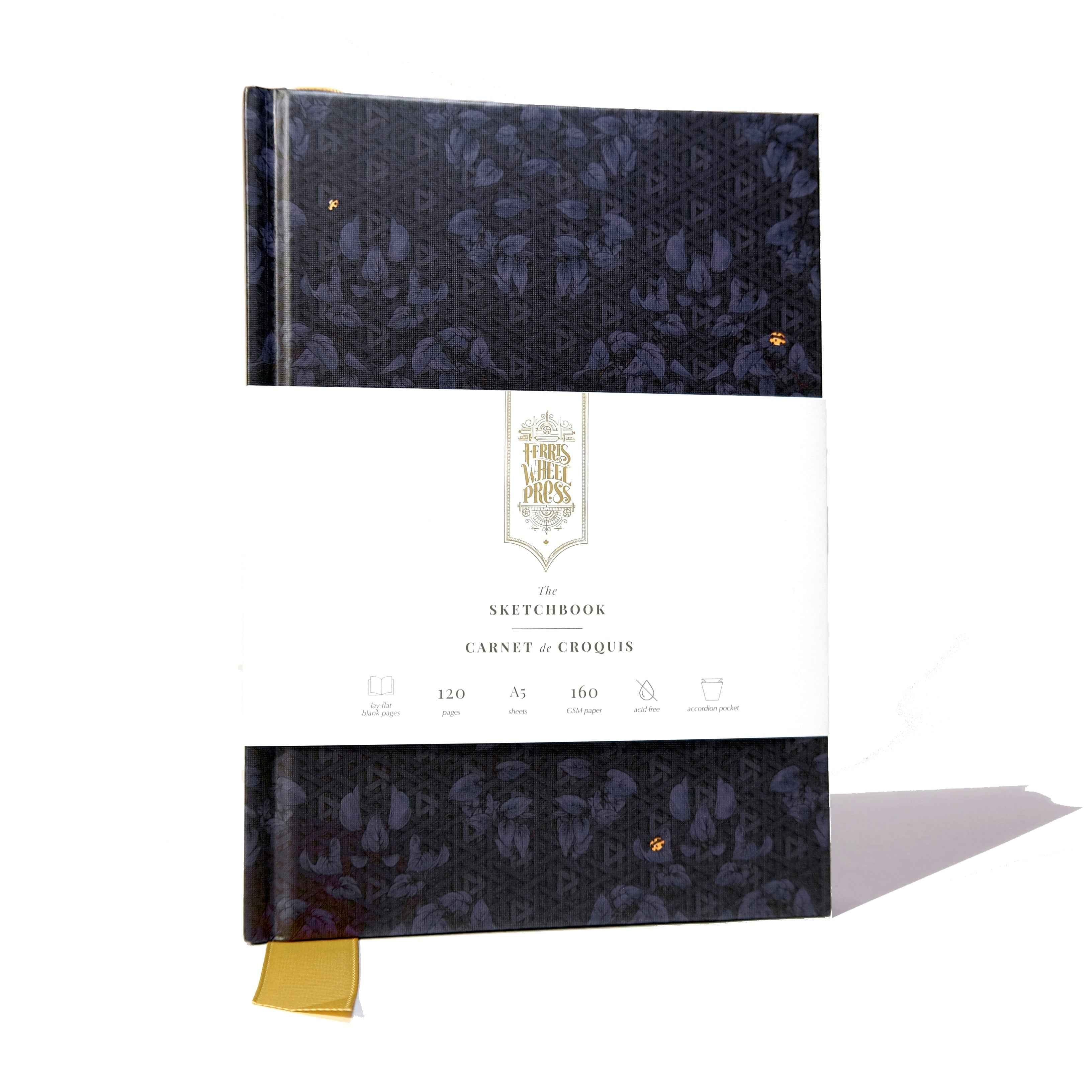 The Sketchbook A5: Enveloped in Rattan - Midnight