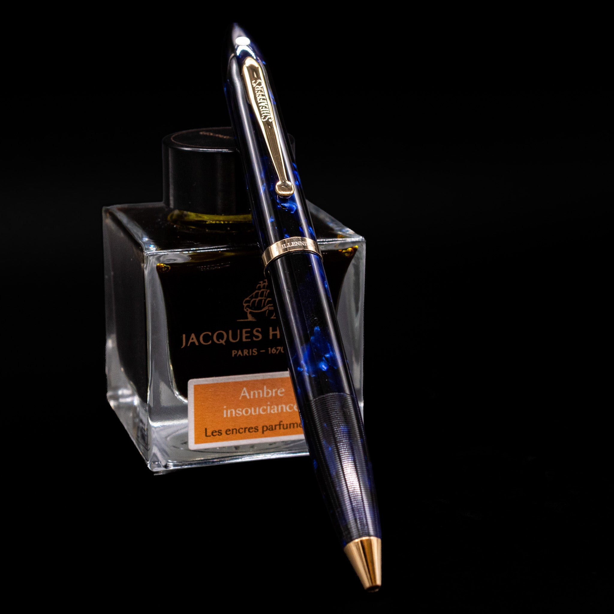 Sheaffer Balance II Millennium Ballpoint Pen - Blue Marble