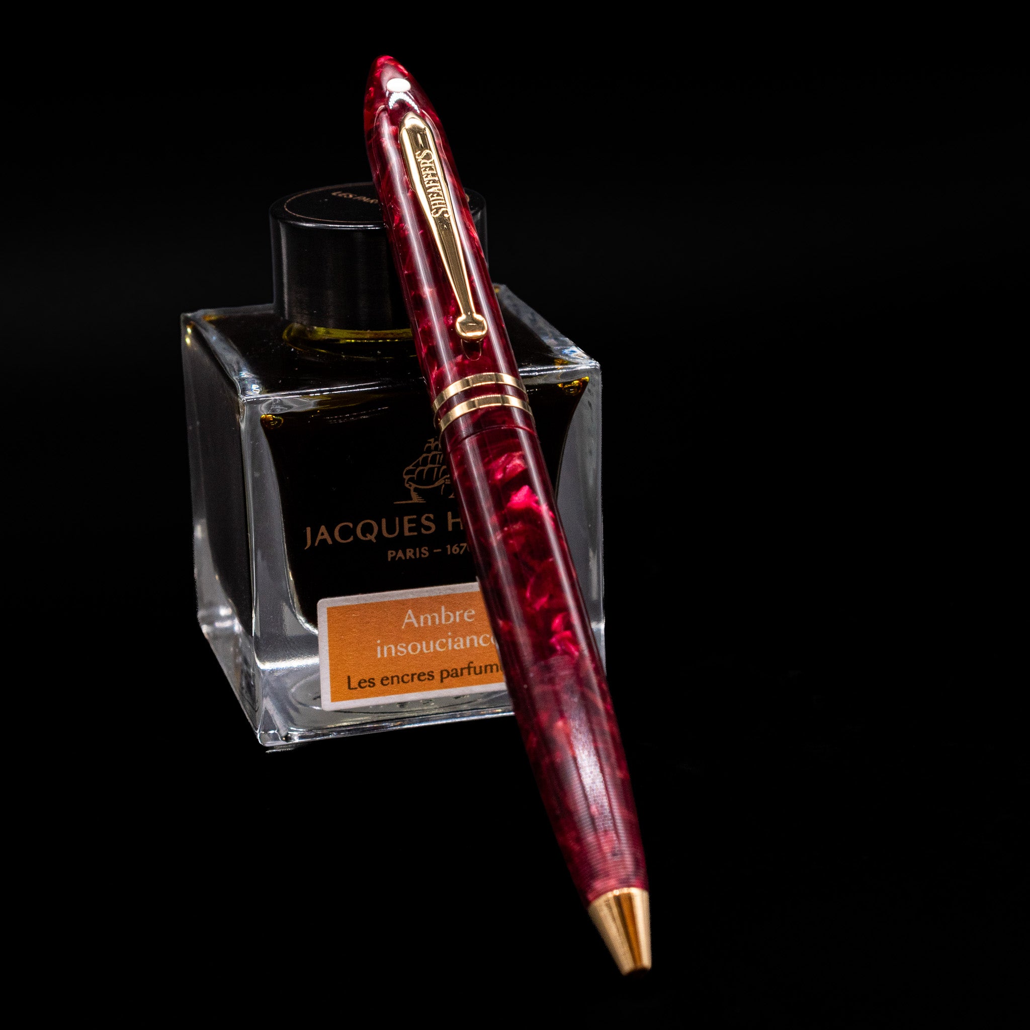 Sheaffer Balance II Ballpoint Pen - Crimson Marble