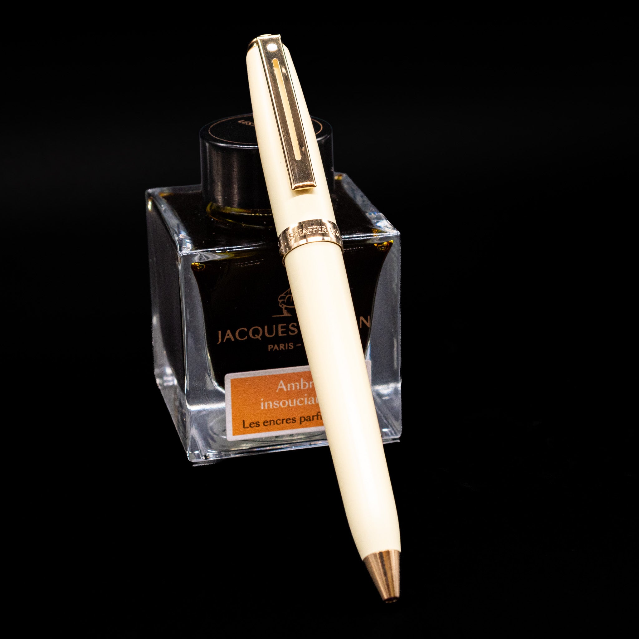 Sheaffer Prelude 374 Ballpoint Pen - Ivory GT
