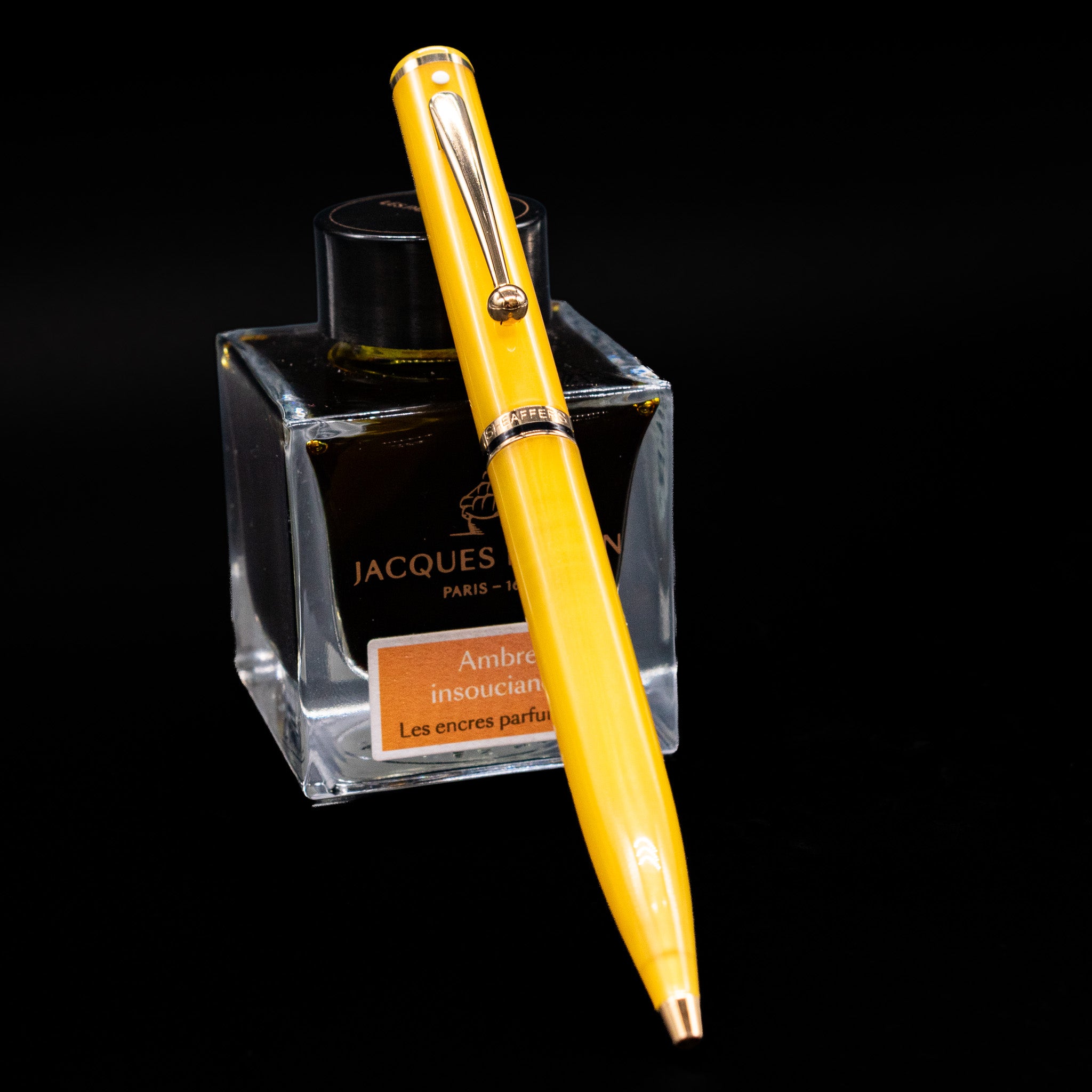 Sheaffer for Levenger Connoisseur Ballpoint Pen - Caribbean Yellow